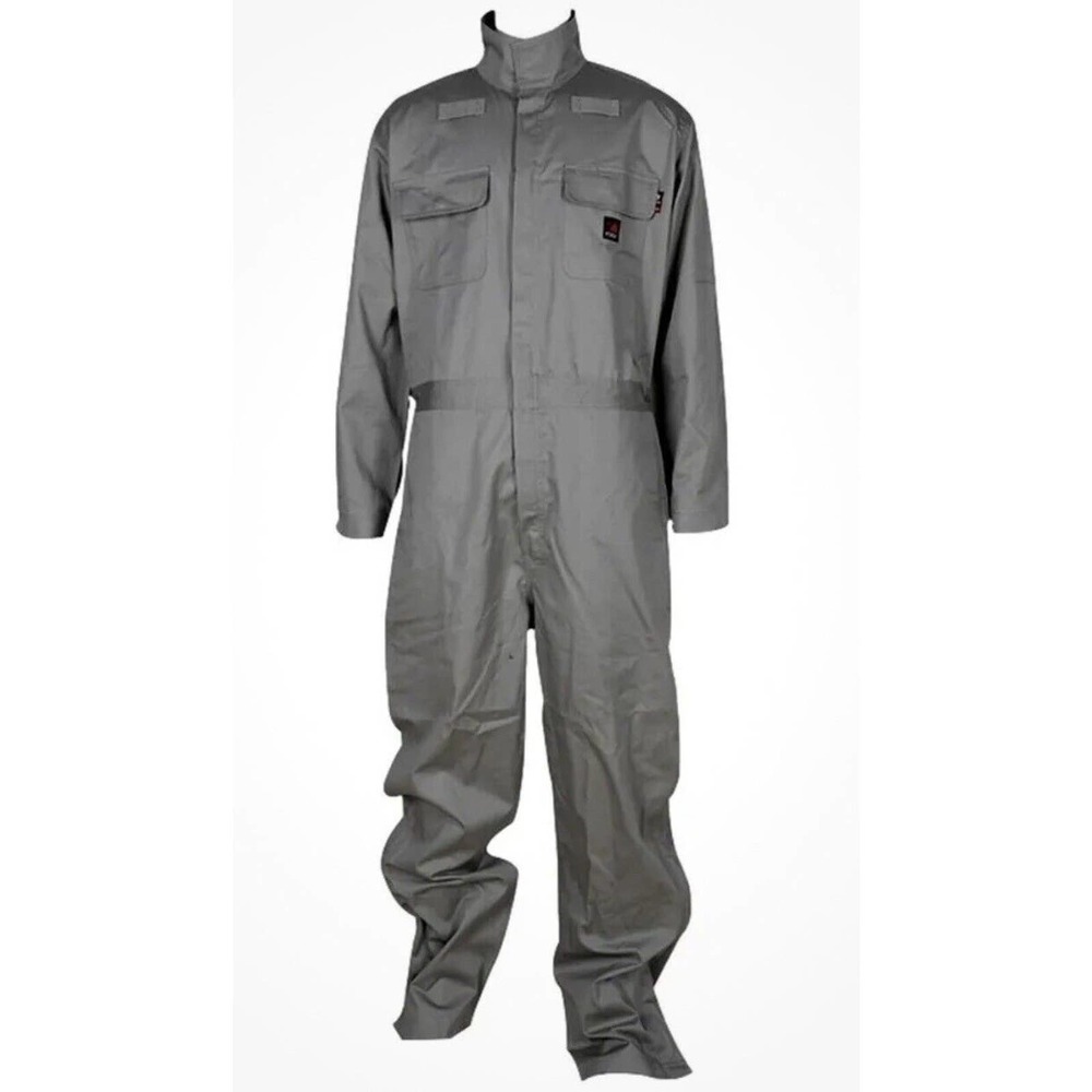 Forge FR Mens Fire Resistant Coveralls Gray 3XL